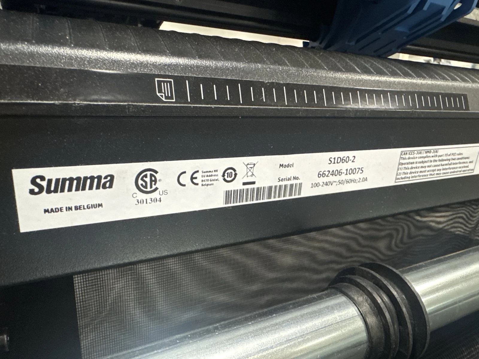 Typskylt Summa S1 D60